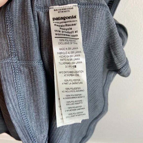 NWOT Patagonia Gray Capilene Cool Lightweight Racerback Tank Top - Picture 4 of 6